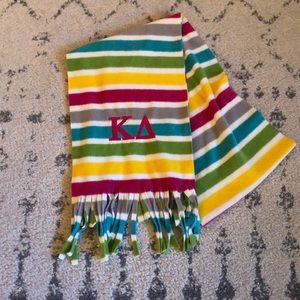 🍀 Kappa Delta Embroidered Fleece Scarf